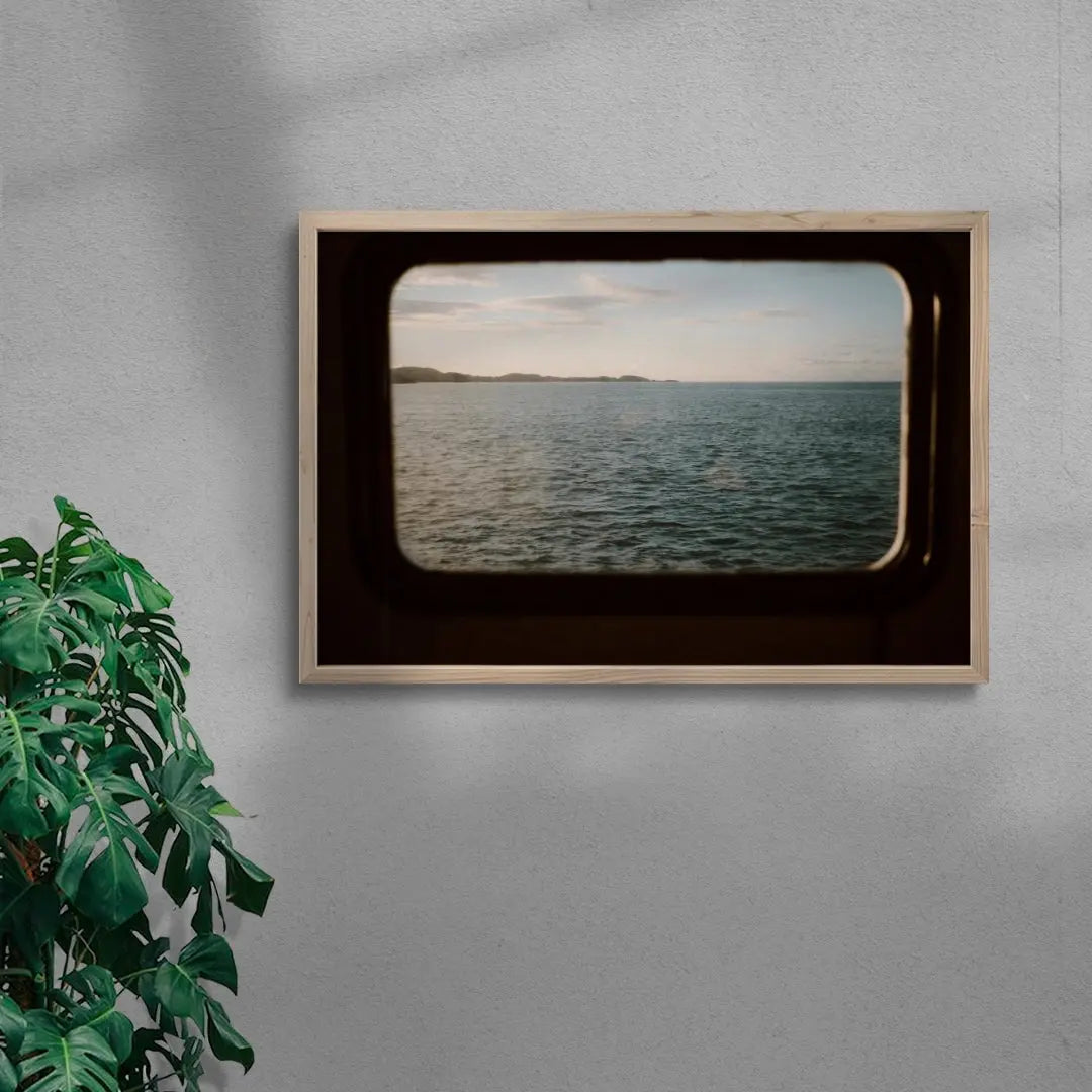 Ocean Window contemporary wall art print by Simon Hird - sold by DROOL