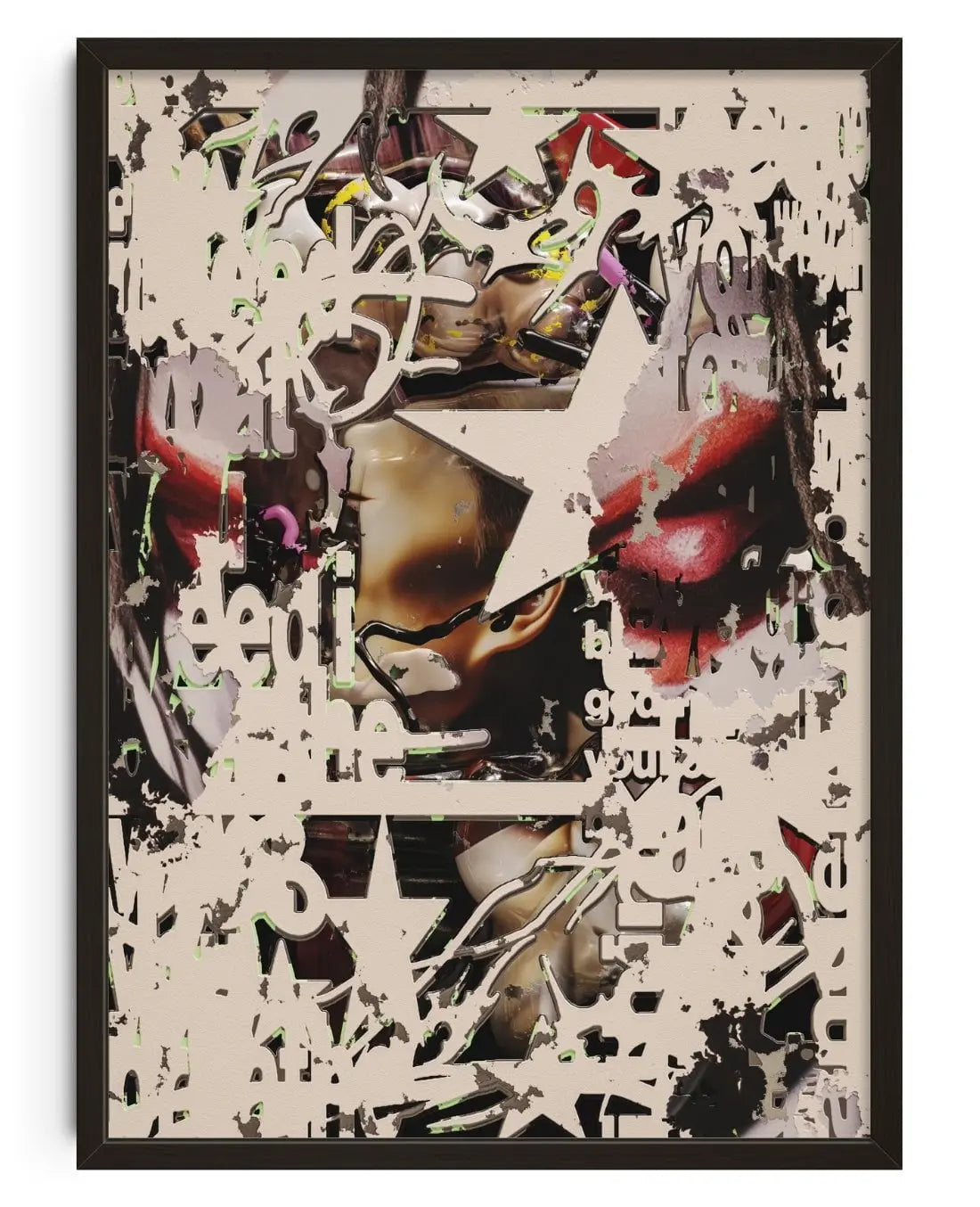 I Breathe What You Breathe contemporary wall art print by Kitasavi - sold by DROOL