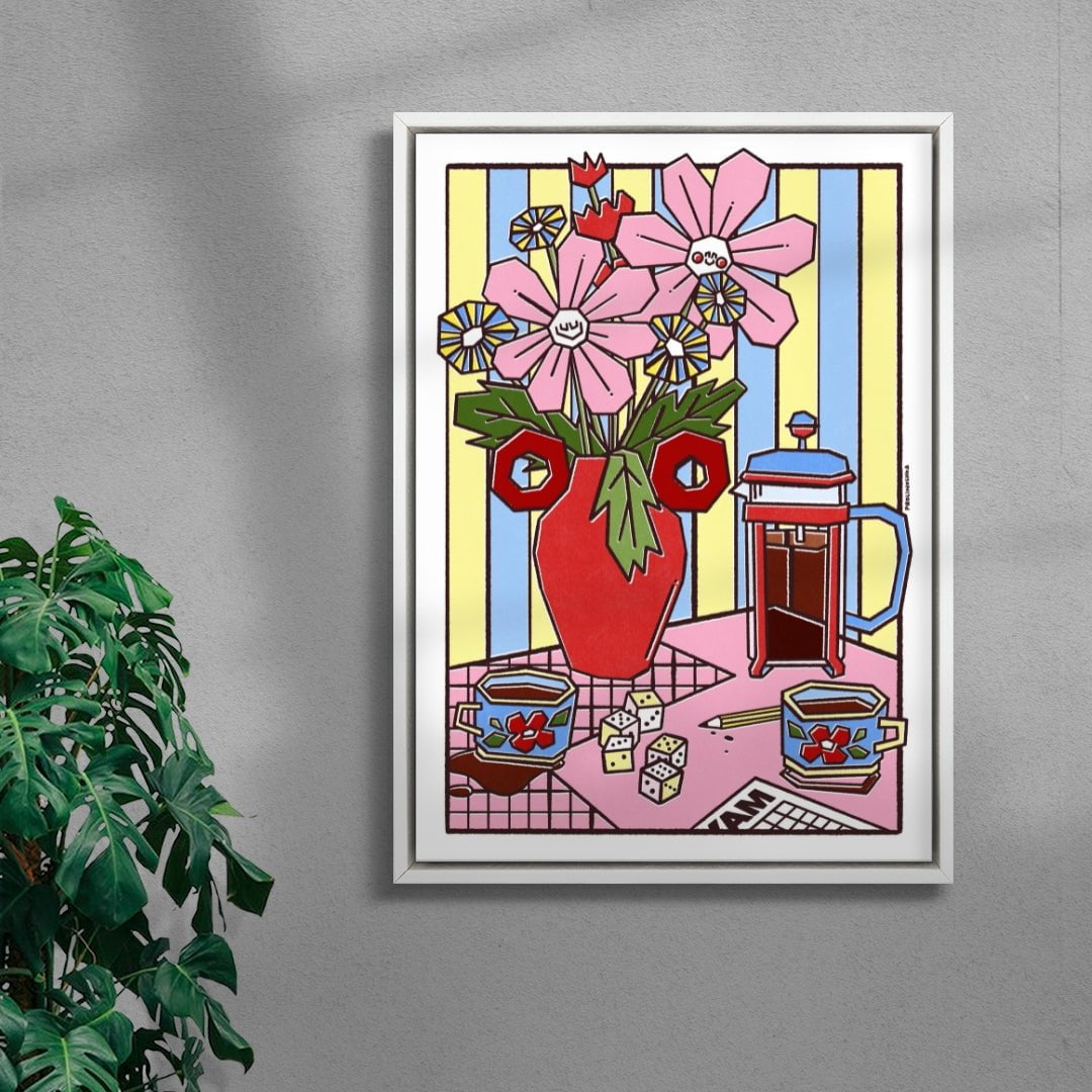 Après midi contemporary wall art print by Paolinoshka - sold by DROOL