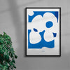 Linum contemporary wall art print by Rikki Hewitt - sold by DROOL