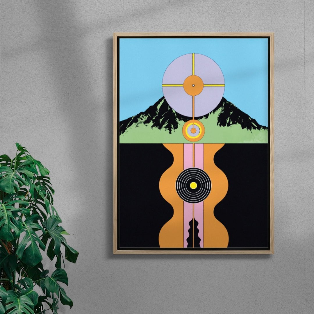 Atami contemporary wall art print by Shinzo Noda - sold by DROOL