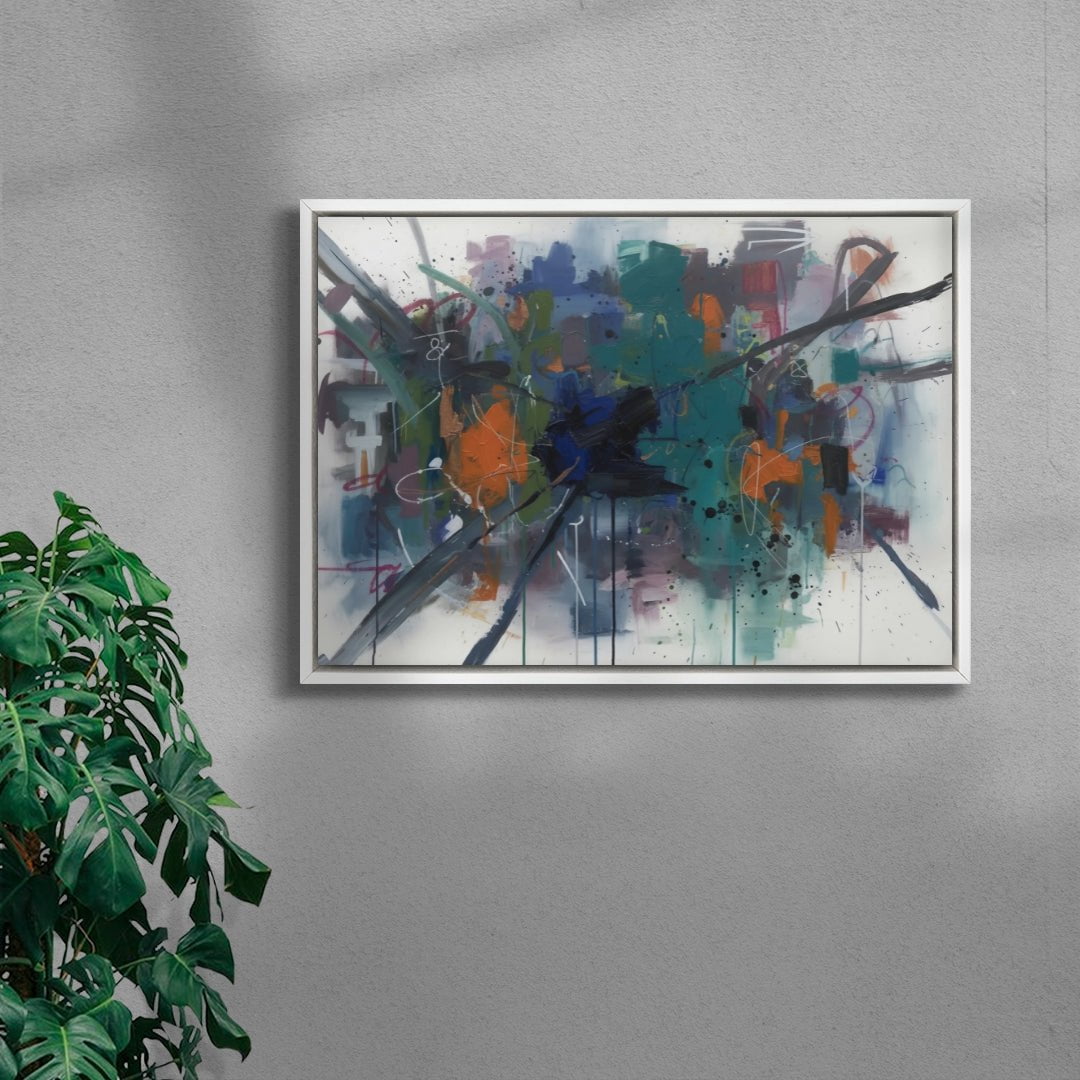 Disorder contemporary wall art print by Dom Russo - sold by DROOL