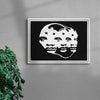 Glitch Girls contemporary wall art print by Pavel Ripley - sold by DROOL