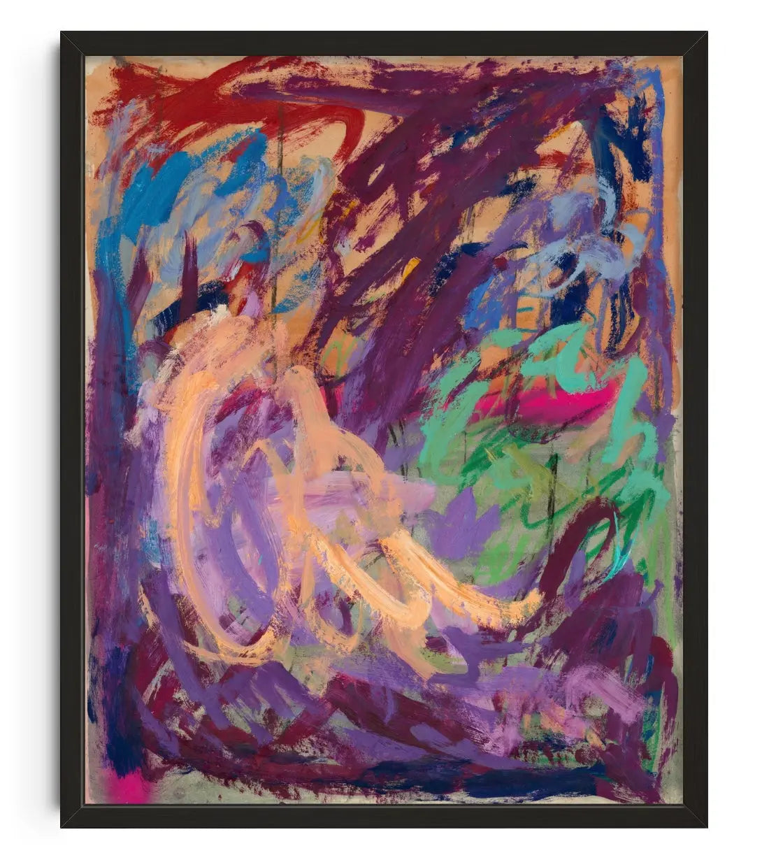 Waiting for contemporary art print by Coco Hewitt - sold by DROOL