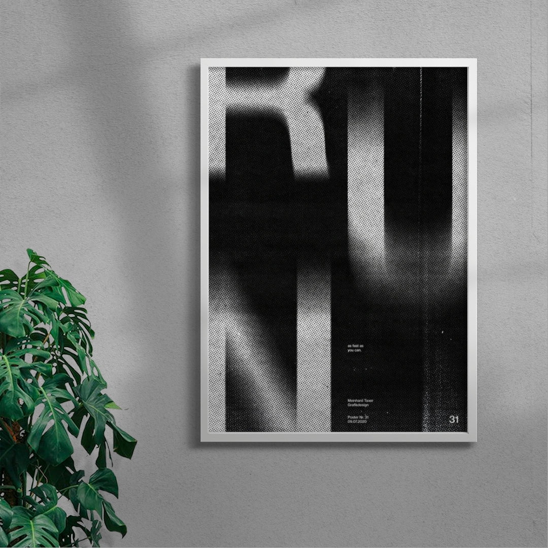 Run contemporary wall art print by Meindl Taxer - sold by DROOL
