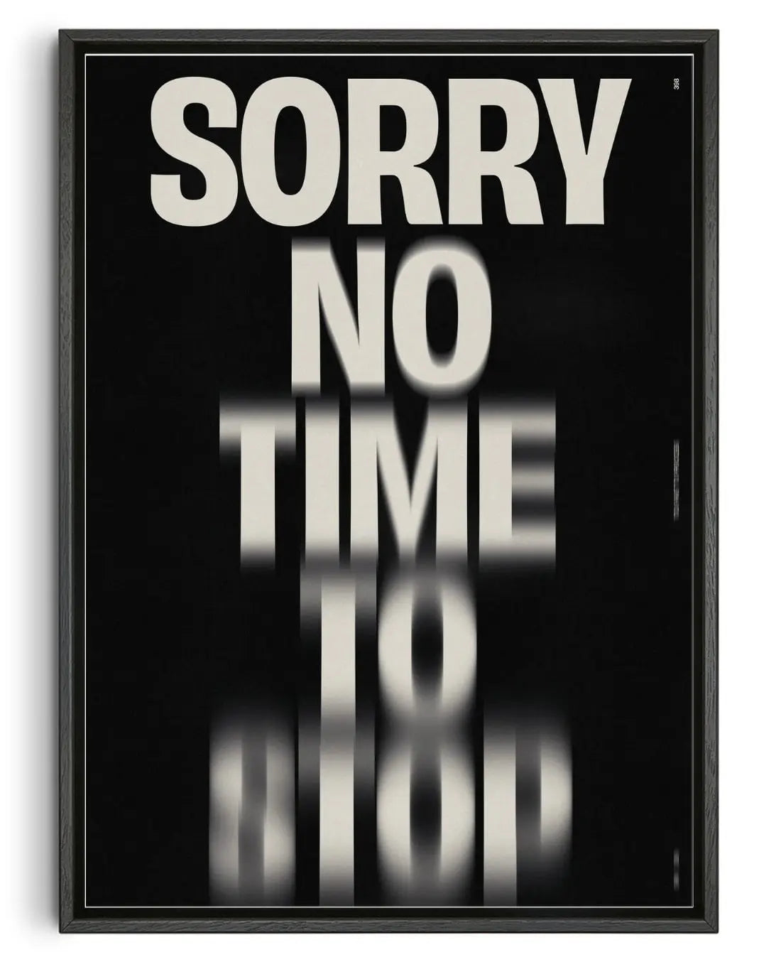 NO TIME TO STOP contemporary wall art print by Brad Mead - sold by DROOL