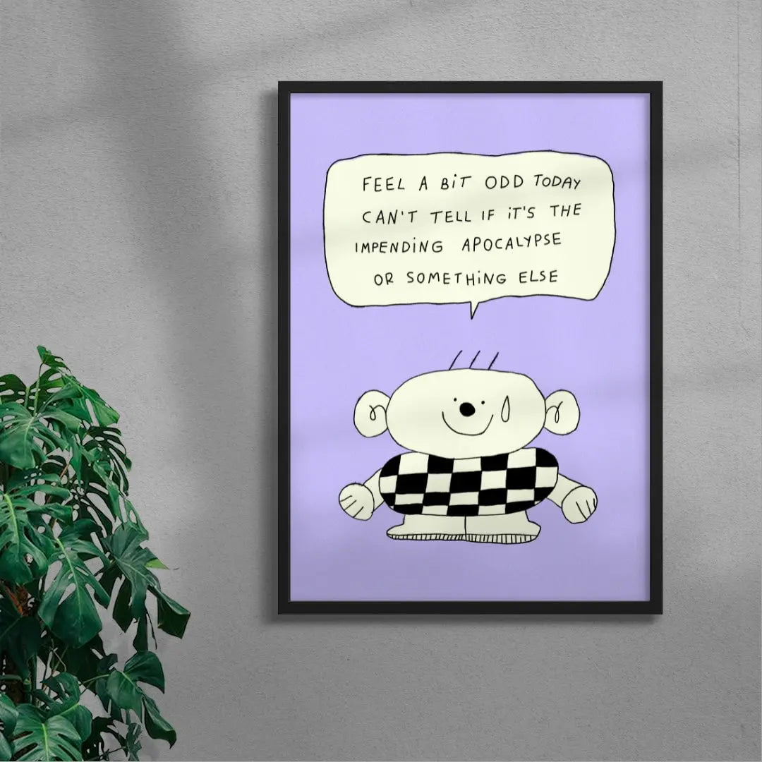 A Bit Odd contemporary wall art print by Bianca Beneduci Assad - sold by DROOL