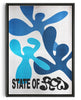 Cargar imagen en el visor de la galería, State of Flow contemporary wall art print by 3WillyT - sold by DROOL