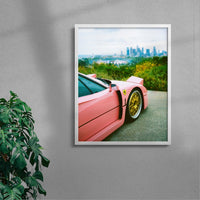 Thumbnail for Pink F40 contemporary wall art print by 6.tiff - sold by DROOL