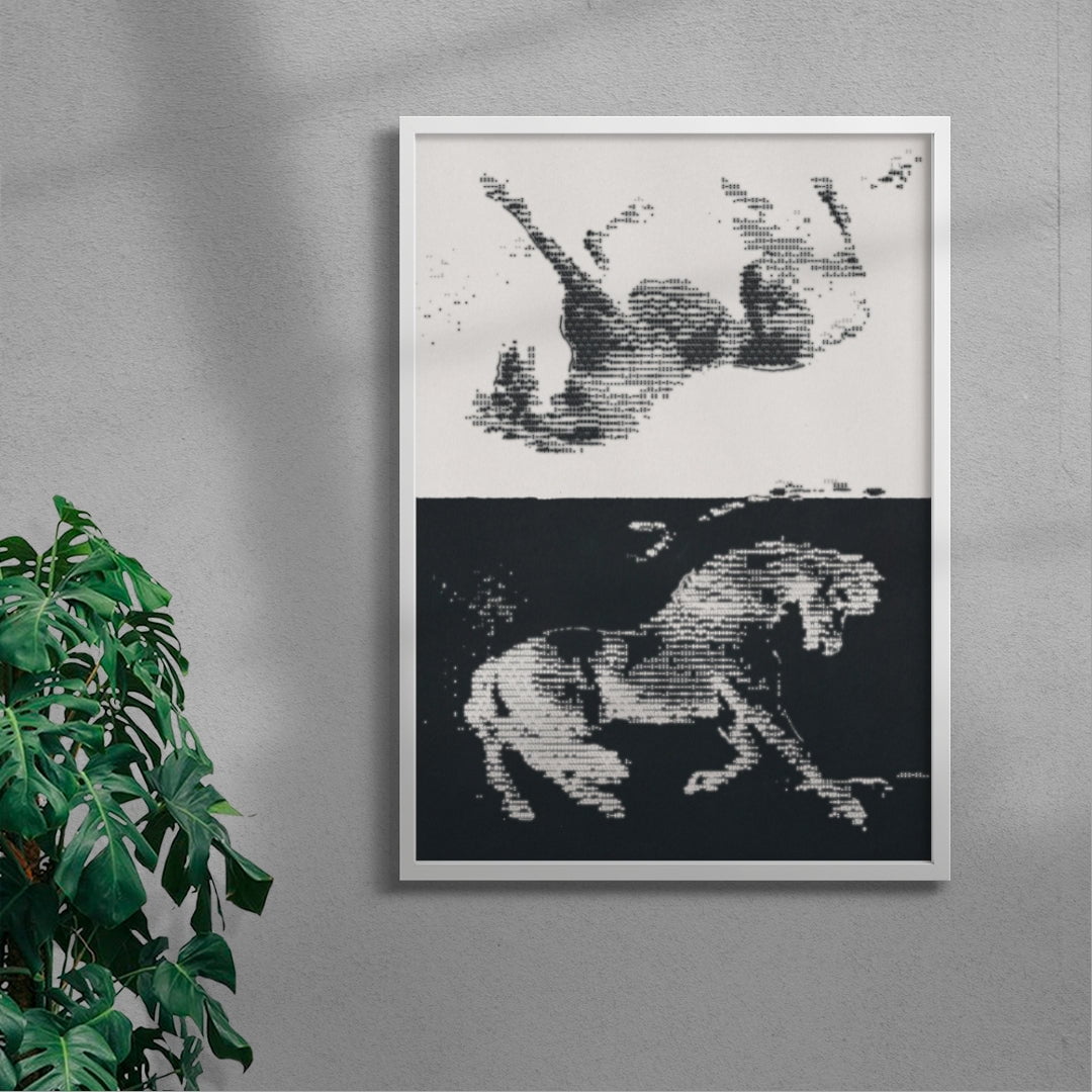 Frolic contemporary wall art print by KBAR Archive - sold by DROOL