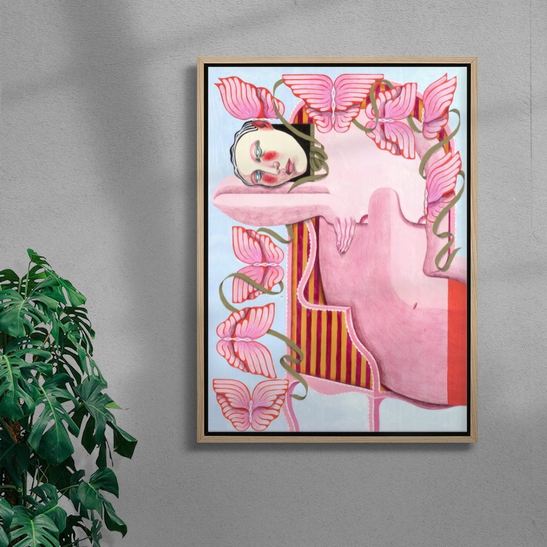 Day Dreaming contemporary wall art print by Carla Petelski - sold by DROOL