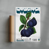 Blue Plum contemporary wall art print by George Kempster - sold by DROOL