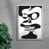 SMOKE SCREEN contemporary wall art print by Max Blackmore - sold by DROOL