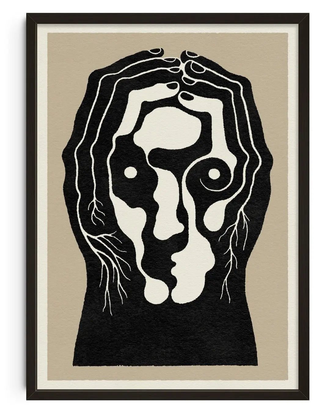 Pilgrim contemporary wall art print by Henrik Delehag - sold by DROOL