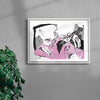 V.I.P.'s contemporary wall art print by Amelie Goeppel - sold by DROOL