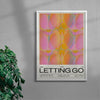 Three Steps For Letting Go - UNFRAMED contemporary wall art print by Coveposter - sold by DROOL