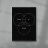 Ctrl+Alt+Del contemporary wall art print by Roman Post. - sold by DROOL