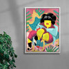 Wine Time 2 contemporary wall art print by Nina Bachmann - sold by DROOL