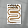 Anguilla contemporary wall art print by Studio Trikken - sold by DROOL