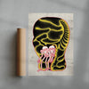 Love in Boxing Gloves contemporary wall art print by LINWENXIN - sold by DROOL