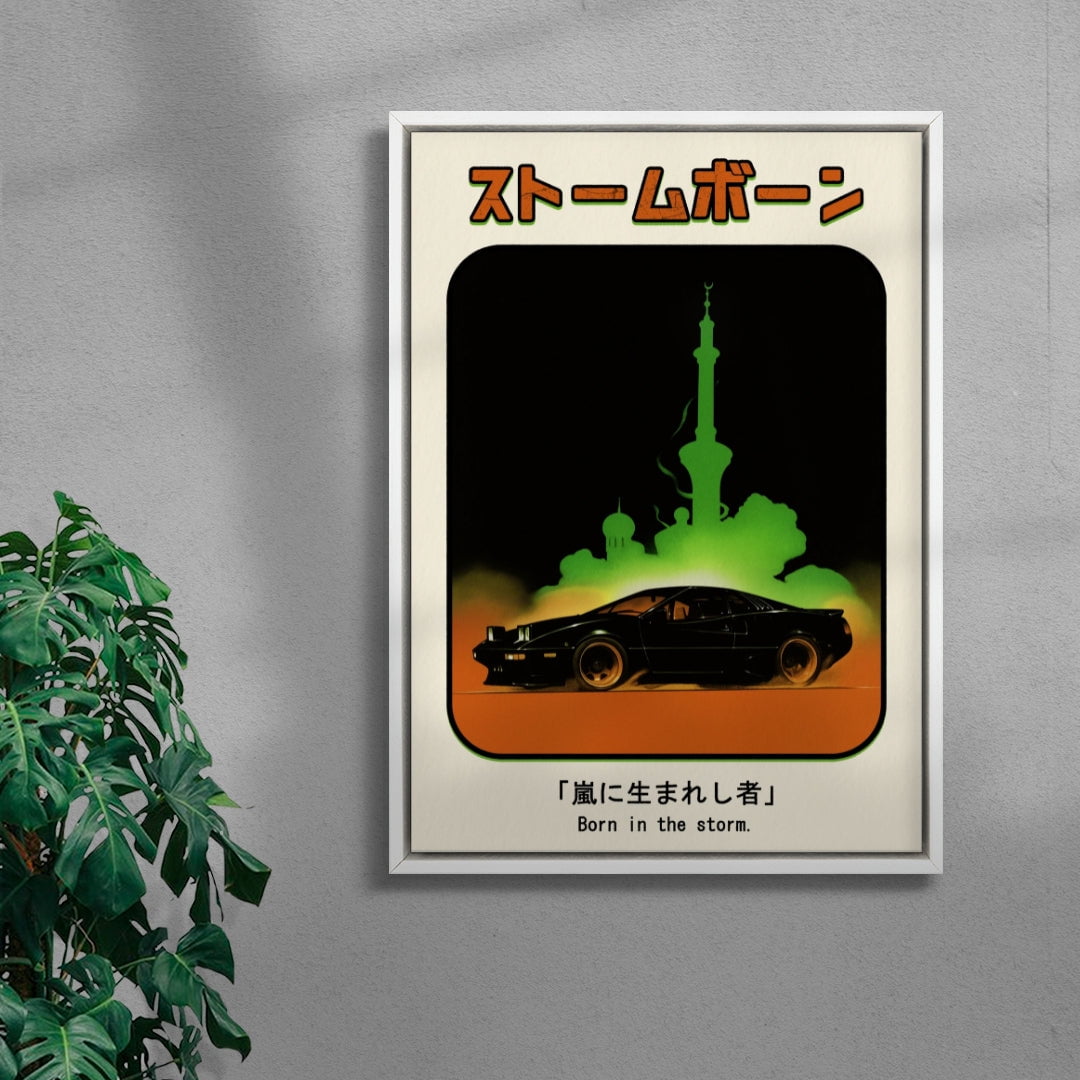 Stormborn contemporary wall art print by dolorsilentium - sold by DROOL