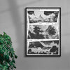 Still here contemporary wall art print by Todd Pham - sold by DROOL