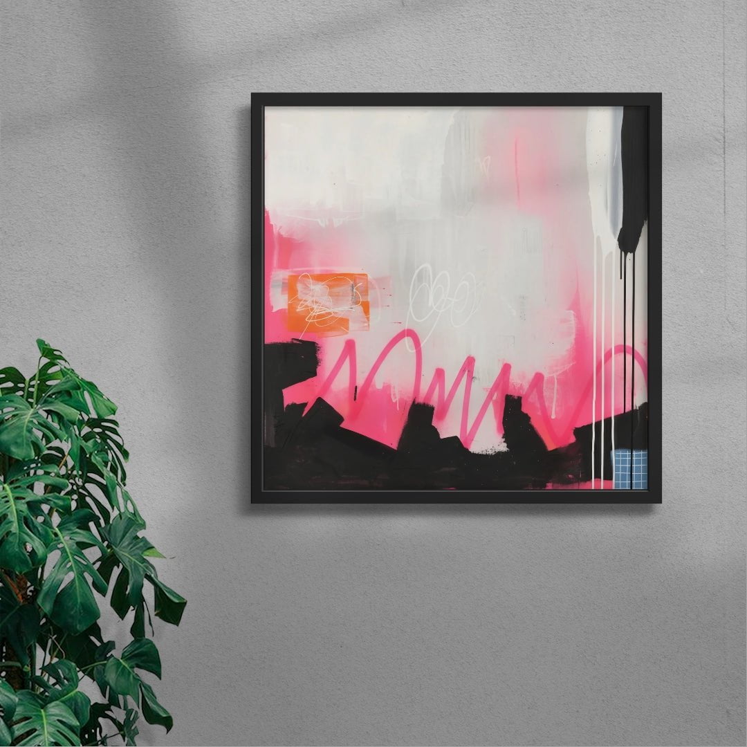 Mmm contemporary wall art print by Dom Russo - sold by DROOL