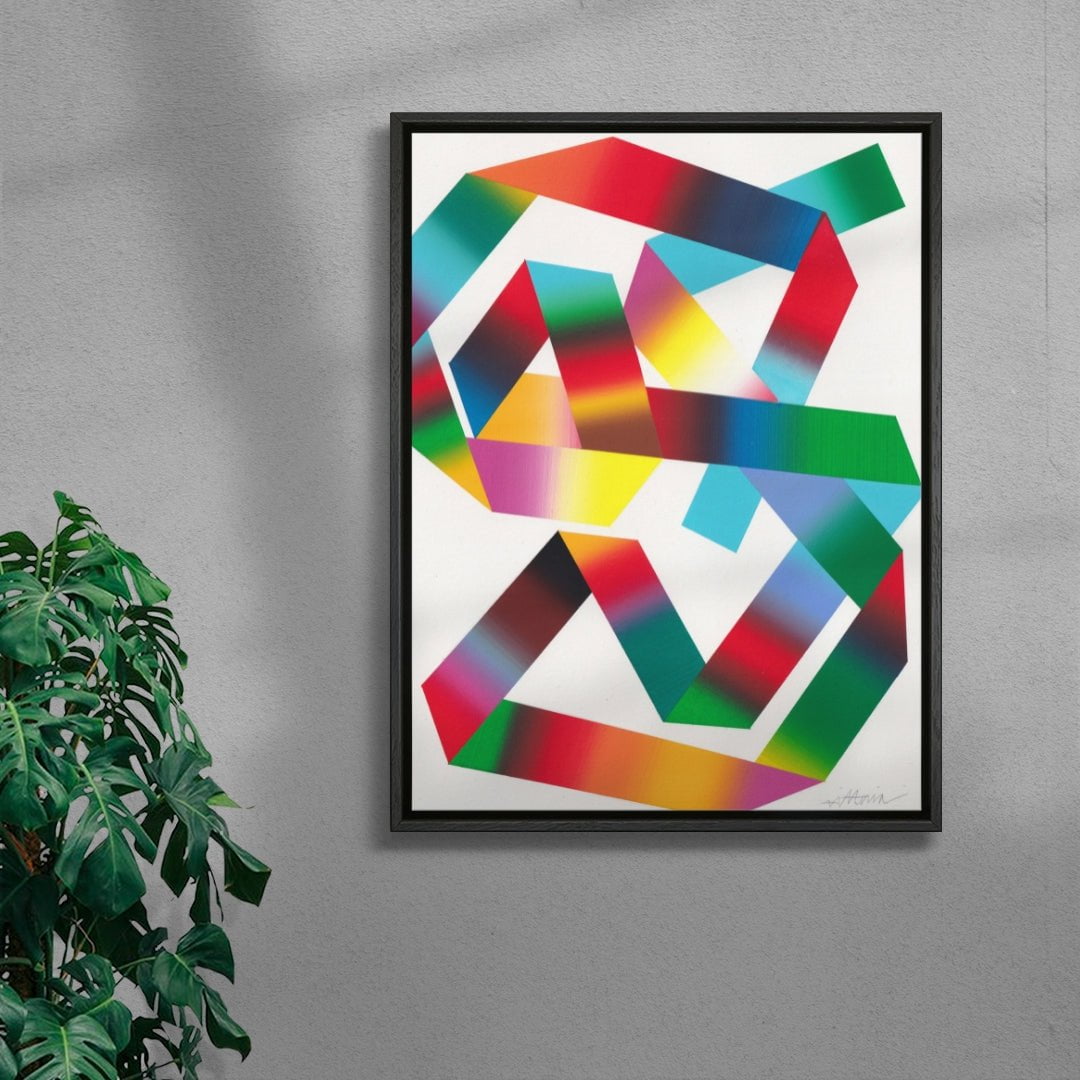 A cReation Created By A Creation contemporary wall art print by Amber Vittoria - sold by DROOL