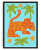 Le Tigre contemporary wall art print by Kwonny - sold by DROOL