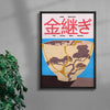 Kintsugi contemporary wall art print by Othman Zougam - sold by DROOL