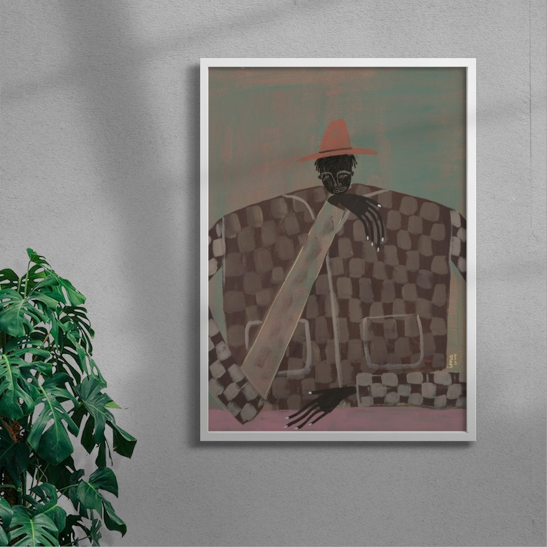Talk to Me, No.4 contemporary wall art print by Studio IMO - sold by DROOL