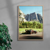 RWB Porsche in Yosemite contemporary wall art print by Chazzydawg - sold by DROOL