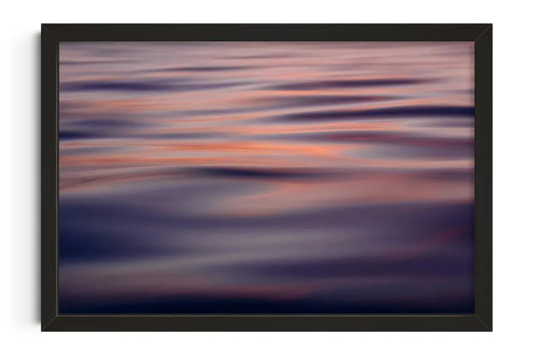 Sunset Ripples contemporary wall art print by Matt Bauer - sold by DROOL