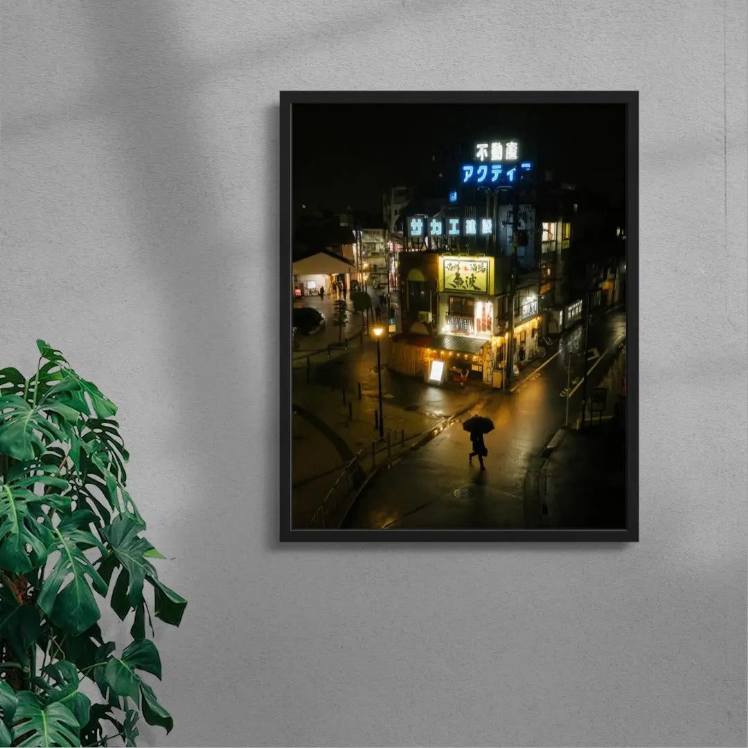 Nights in Japan contemporary wall art print by Tyler Glass - sold by DROOL
