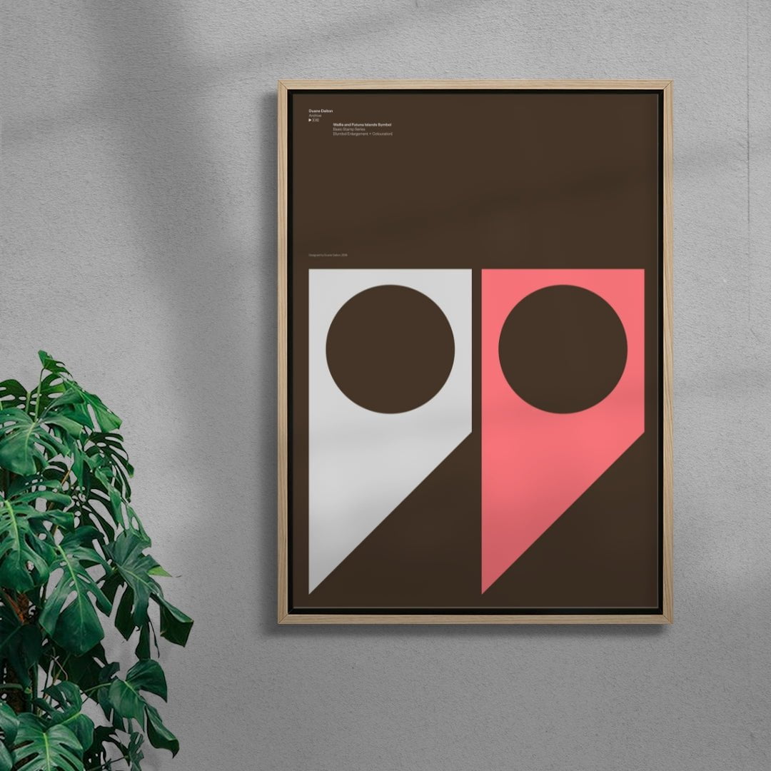 Logo Archive No.8 contemporary wall art print by Duane Dalton - sold by DROOL