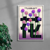 Bloom contemporary wall art print by Othman Zougam - sold by DROOL