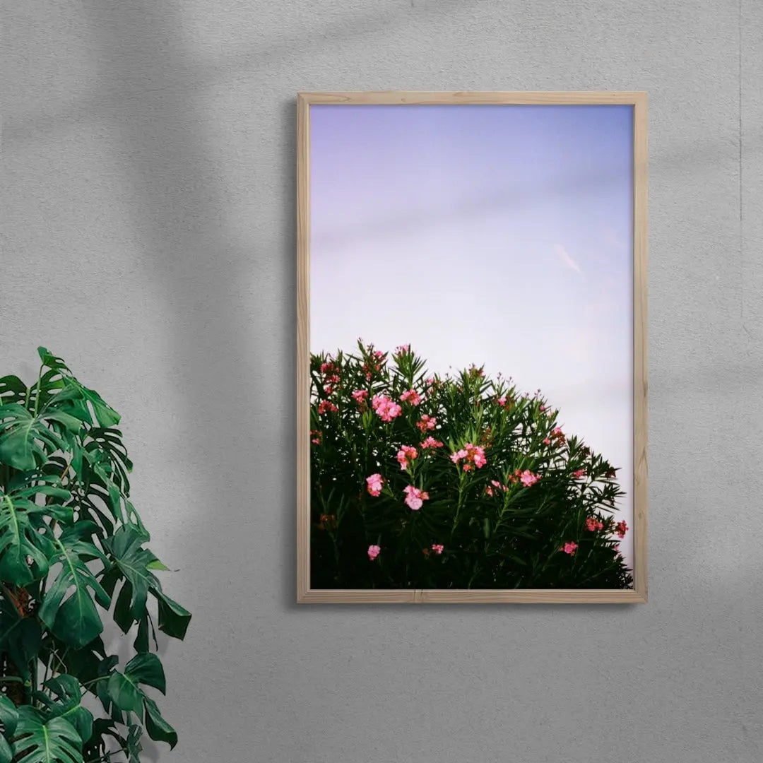 Pink Blossoms contemporary wall art print by Sebastian Wolf - sold by DROOL