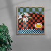 Bananas contemporary wall art print by Natalie Savage - sold by DROOL