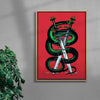 Fear Eats the Soul contemporary wall art print by Othman Zougam - sold by DROOL
