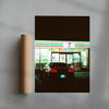 Nissan R34 GTR x 7eleven contemporary wall art print by Chazzydawg - sold by DROOL