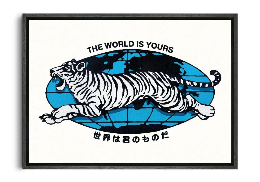 The World is Yours contemporary wall art print by Othman Zougam - sold by DROOL