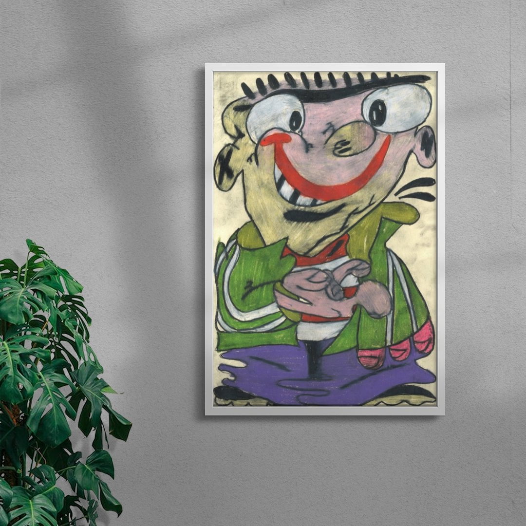 Ed contemporary wall art print by Austin Ansbro - sold by DROOL
