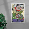 Ed contemporary wall art print by Austin Ansbro - sold by DROOL