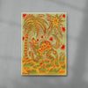 Blazing Hot contemporary wall art print by Kwonny - sold by DROOL