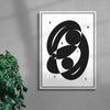 ORBITY contemporary wall art print by Przemek Bizoń - sold by DROOL