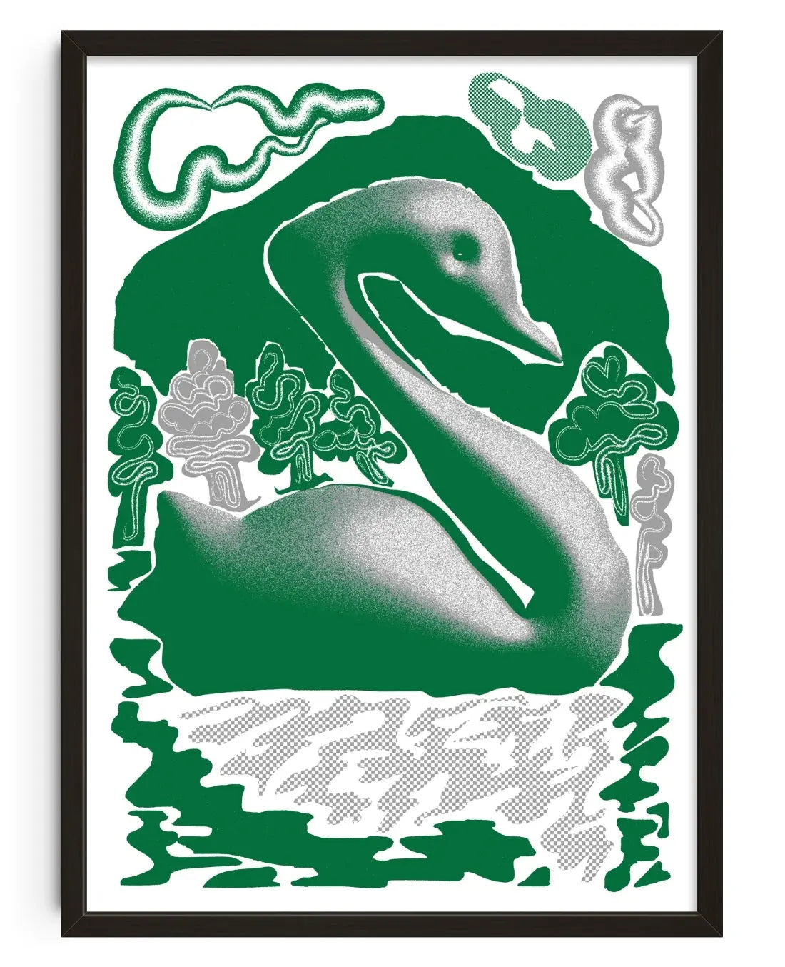 Morioka Winter Landscape contemporary art print by Kenichi Kuromaru - sold by DROOL