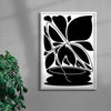 Potted plant 02 contemporary wall art print by Konrad Grafik - sold by DROOL