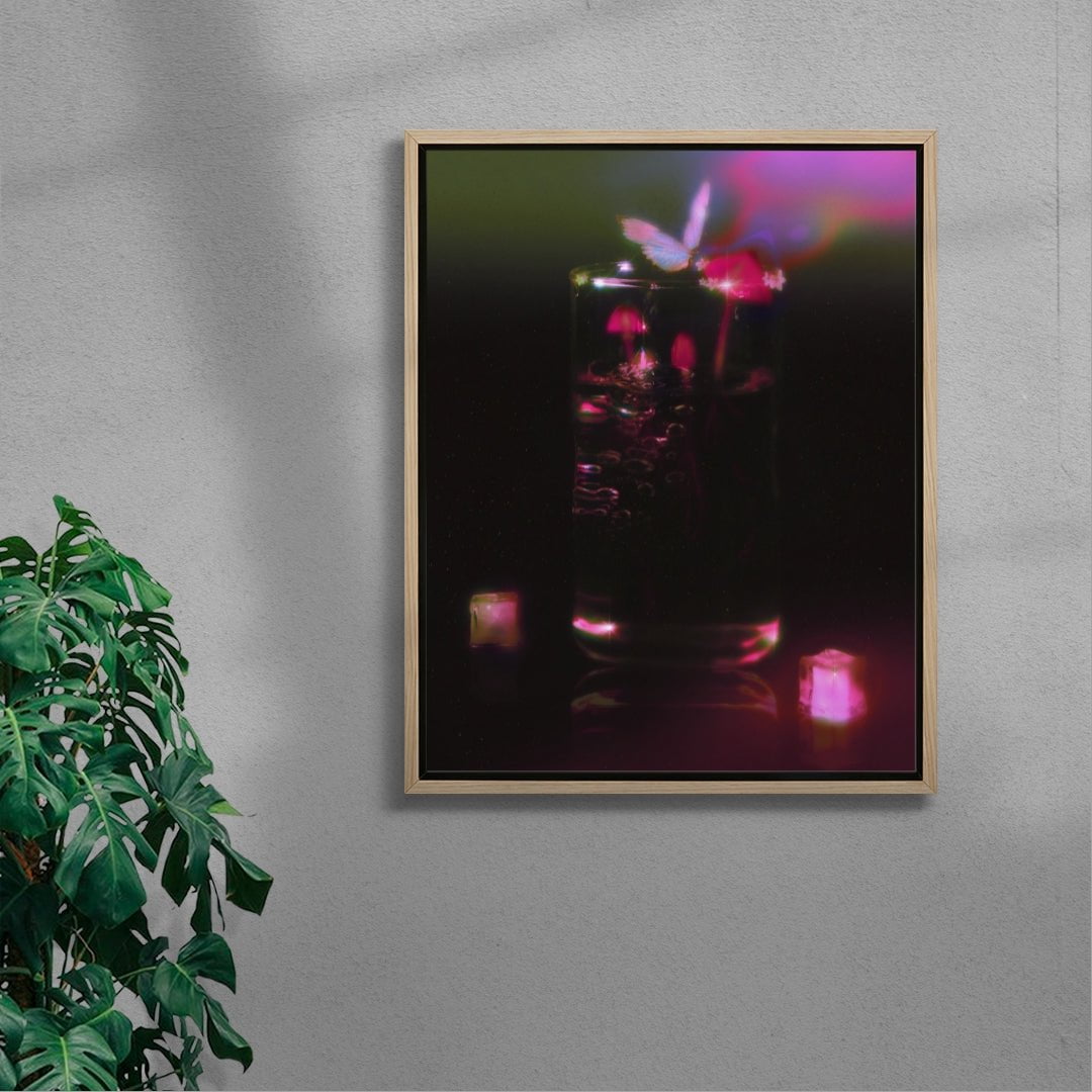 Forbidden Juice contemporary wall art print by Ed Reika - sold by DROOL