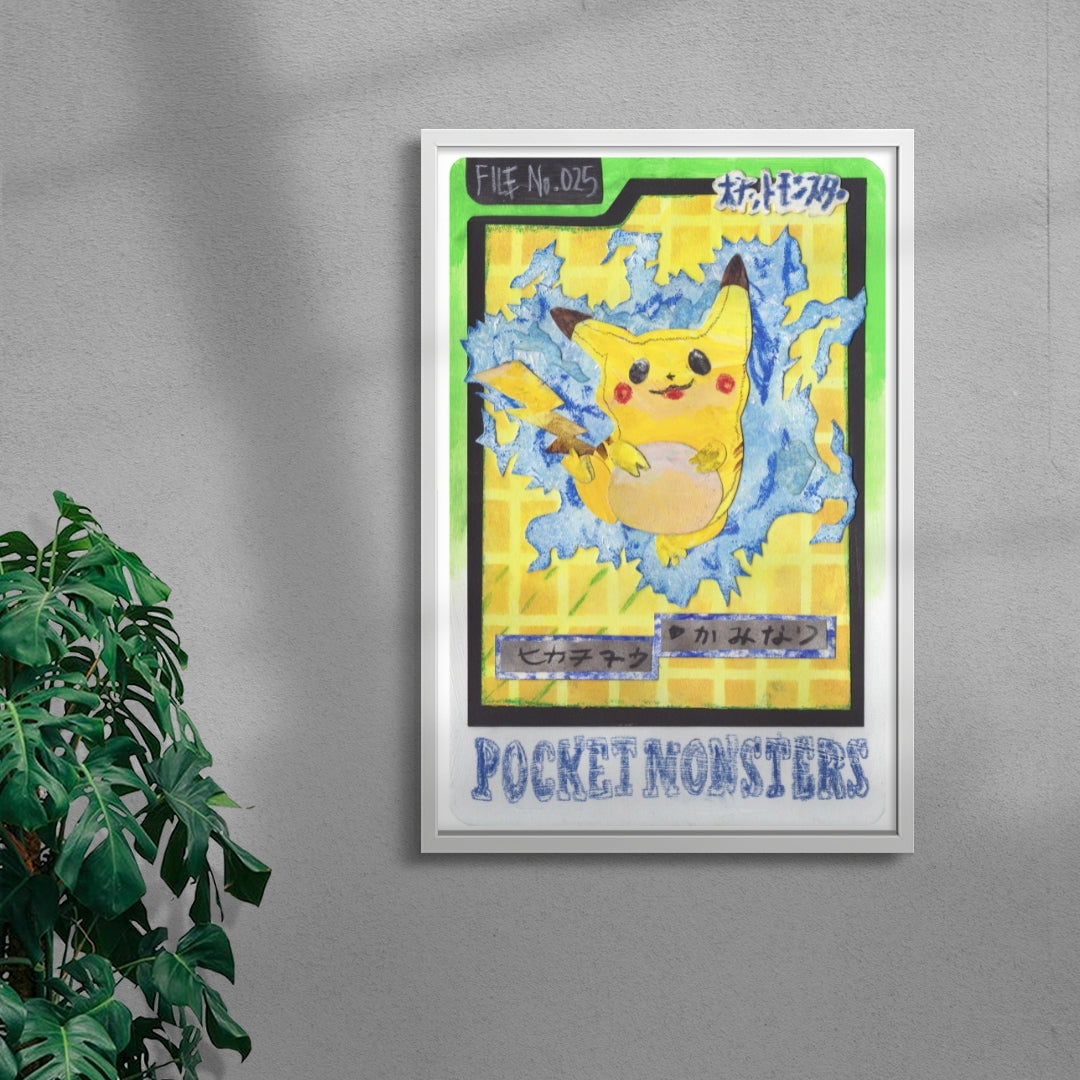 Yellow (1996) contemporary wall art print by David Heo - sold by DROOL