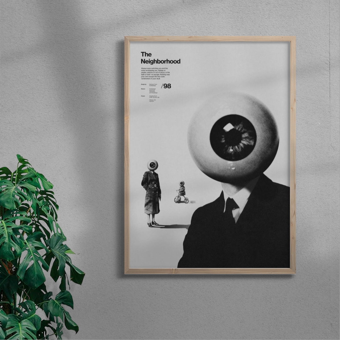 The Neighborhood contemporary wall art print by Meindl Taxer - sold by DROOL